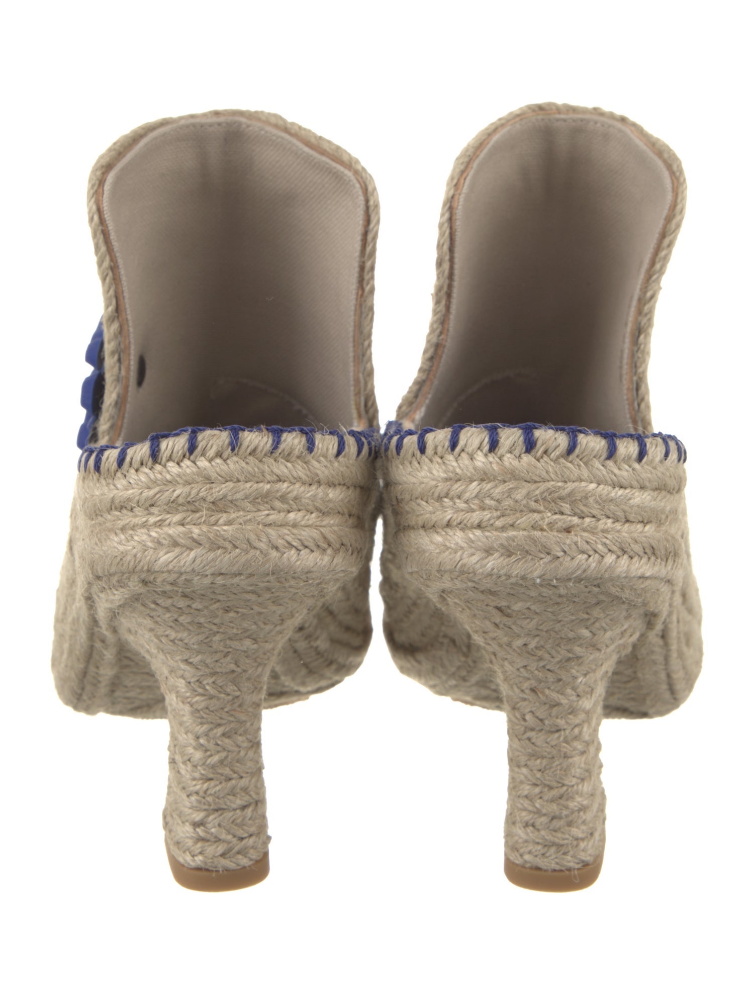 Burberry Raffia Mules